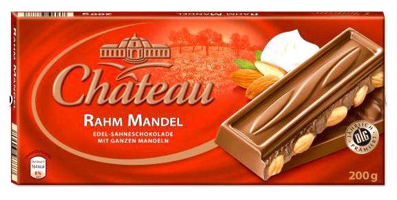 Молочный шоколад Chateau Rahm Mandel 200гр. Германия - фото 1 - id-p970021121