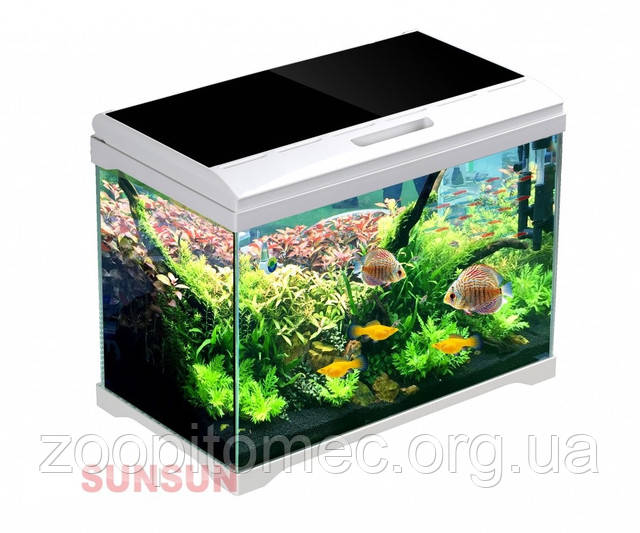 Акваріумний комплект SUNSUN (СанСан) AT 500В LED 42,5 л акваріум для риб з кришкою