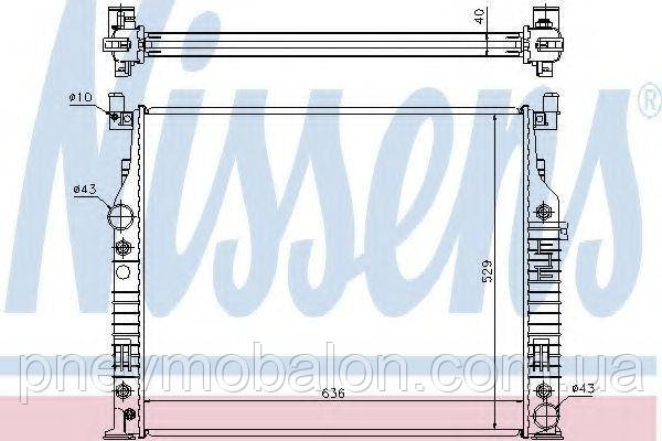 Радіатор NRF, Koyorad, Nissens, Denso для Mercedes ML/GL/R W164/X164/W251 у наявності