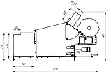 Пелетні пальник AIR Pellet Ceramic 100 (80-120 кВт) контролер і шнек в комплекті, фото 5