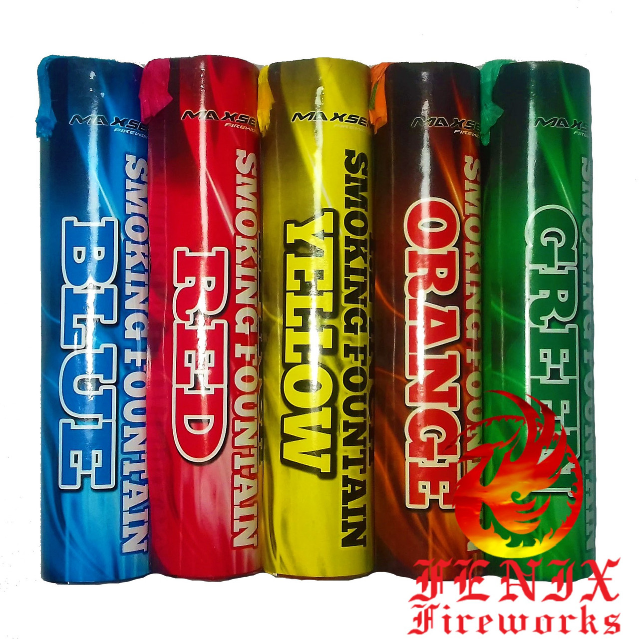 ЦВІТНИЙ ДИМ 5 ЦВІТТІВ ГУСТИЙ (Димова шашка професійна) Smoke Bombs 60 секунд MA0513/MIX