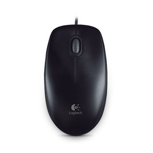 Миша Logitech B100 Optical USB Mouse чорна