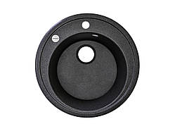 Гранітна мийка Adamant SUN 13 Graphite 510 темно серая