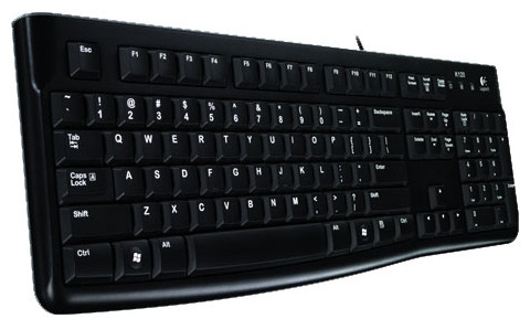 Клавиатура Logitech K120 USB OEM Black RUS (920-002522) - фото 1 - id-p970083989