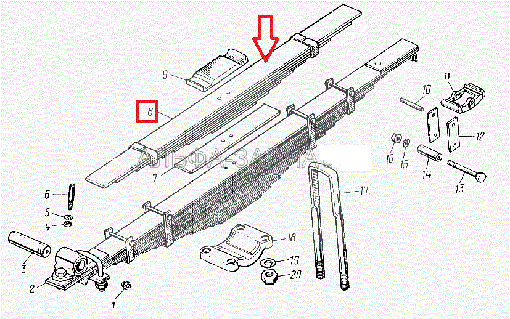 izharu出品　12/27 Сайлентблок (втулка) рессоры ISUZU, Богдан, Ataman 18 целая