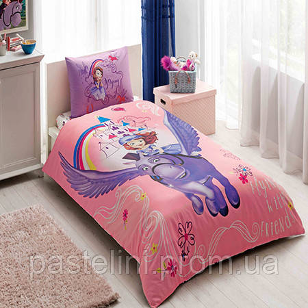 Дитяче постільна білизна TAC Disney Sofia & Minimus (Софія і Мінімус)
