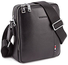 Повсякденна шкіряна чоловіча сумка на два відділення Marco Coverna