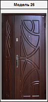 Двостулкові вхідні двері МДФ 2020х1300 