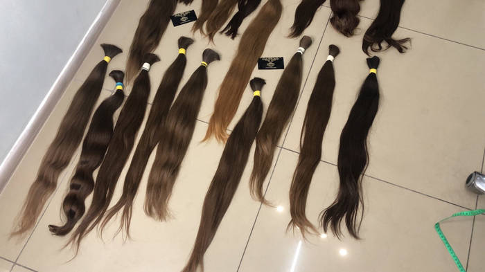 Купить Славянские Детские волосы Люкс 50 - 70 см Slavic Baby Hair 50-70 ...