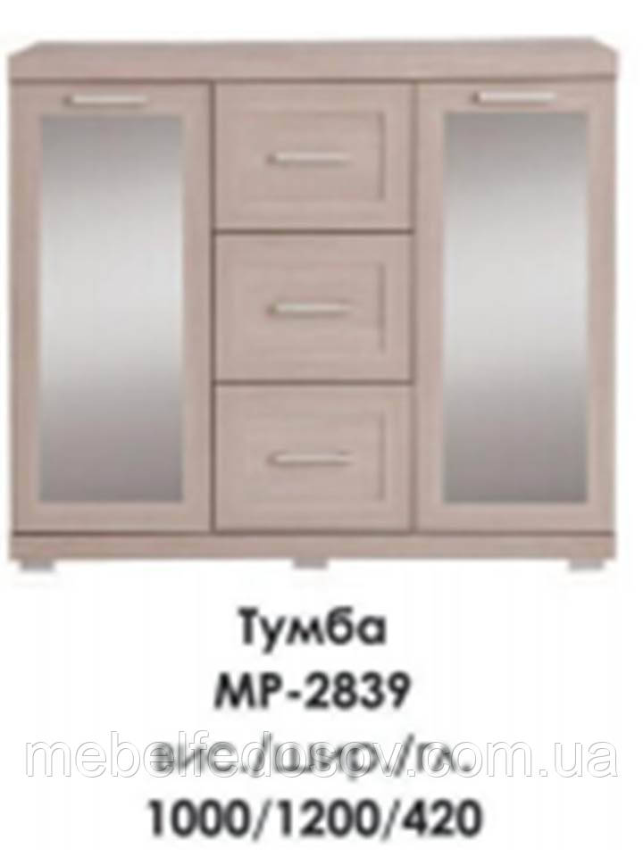 Тумба Меркурій МР-2839 (БМФ) 1200х420х1000 мм, фото 1