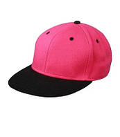 Шестипанельная кепка снепбек MB6581 Розовый/чёрный