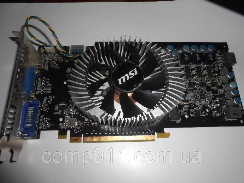 Відеокарта для комп'ютера MSI PCI-Ex GeForce GTS 250 512 MB GDDR3 (256 bit) (738/2200) (Dual DVI)