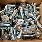 Гвинт потай з внутрішнім шестигранником Inbus DIN 7991 М12х35 мм. Білий цинк, фото 2