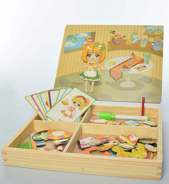 Дерев'яна іграшка Гардероб