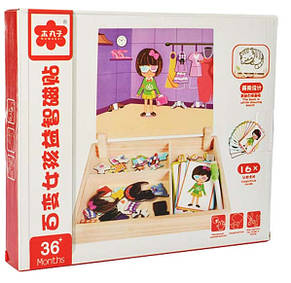 Дерев'яна іграшка Гардероб, фото 3