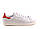 Жіночі кросівки Adidas Stan Smith білі з червоним, фото 7