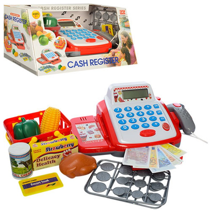 Касовий апарат 6100A-6300A, 24 см, сканер, кошик, продукти