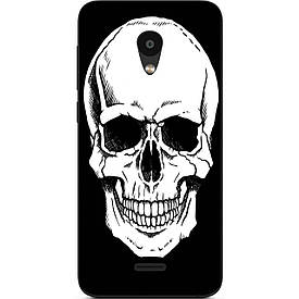 Чохол силіконовий з картинкою для Meizu C9 Білий череп