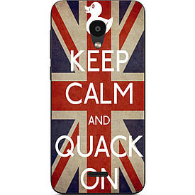 Чохол силіконовий з картинкою для Meizu C9 Keep calm