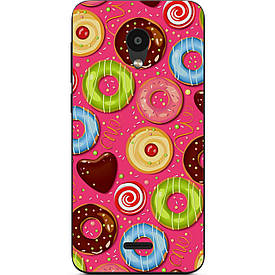 Чохол з картинкою силіконовий для Meizu C9 Пончики