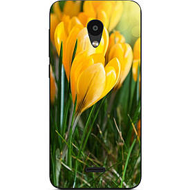 Чохол з картинкою силіконовий для Meizu C9 Жовті квіти
