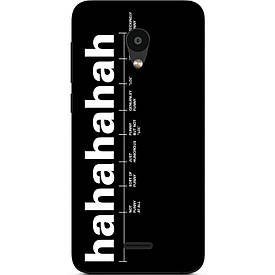 Бампер силіконовий чохол з картинкою для Meizu C9 Ha ha