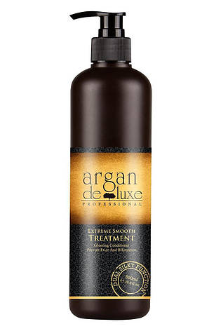 Кондиціонер для ідеальної гладкості волосся Argan De Luxe Professional Extreme Smooth Treatment 500 мл, фото 2