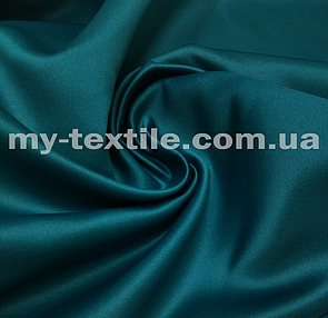 Атлас прокатний щільний матовий (Весільний атлас) Смарагд