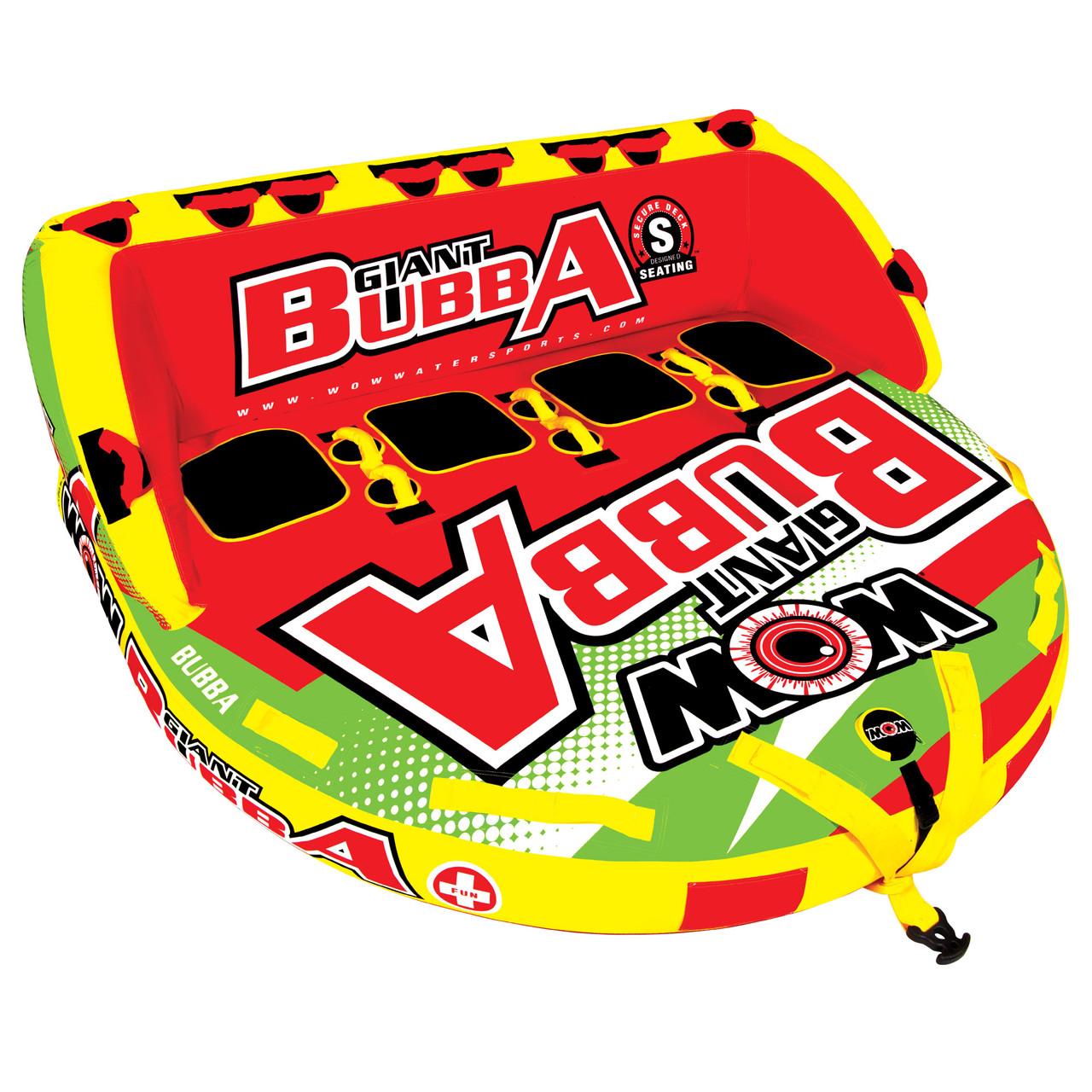 Водний буксований атракціон плюшка WOW 4P GIANT ВUВВА НІ-VIS