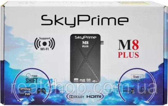 SkyPrime M8 plus HD ресивер + безплатна прошивка!