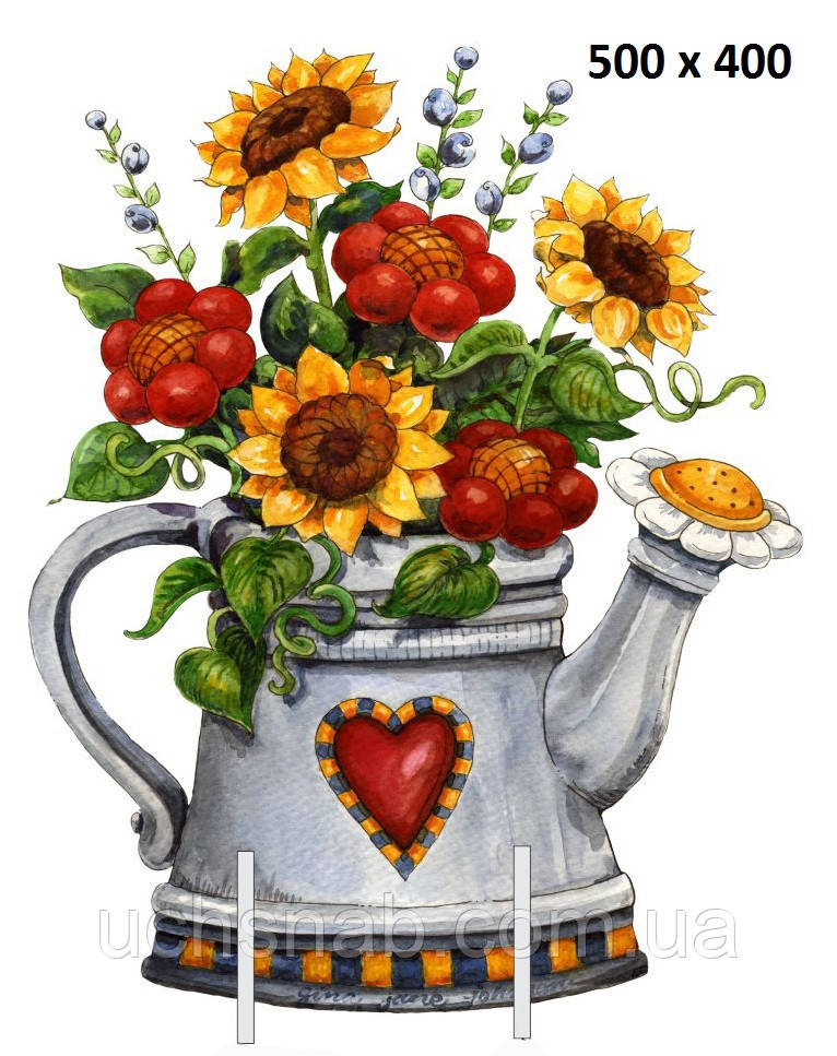 Декорация для утренников "Цветы в чайнике" - фото 1 - id-p70477778