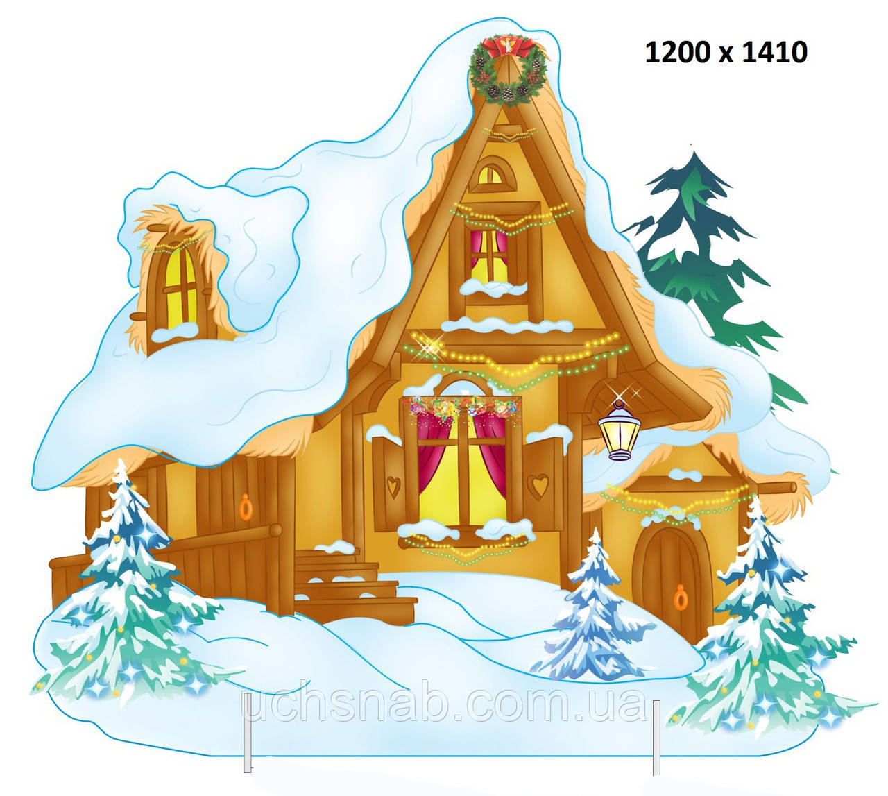 Декорація Зимовий Теремок Новий Рік - фото 1 - id-p70478165
