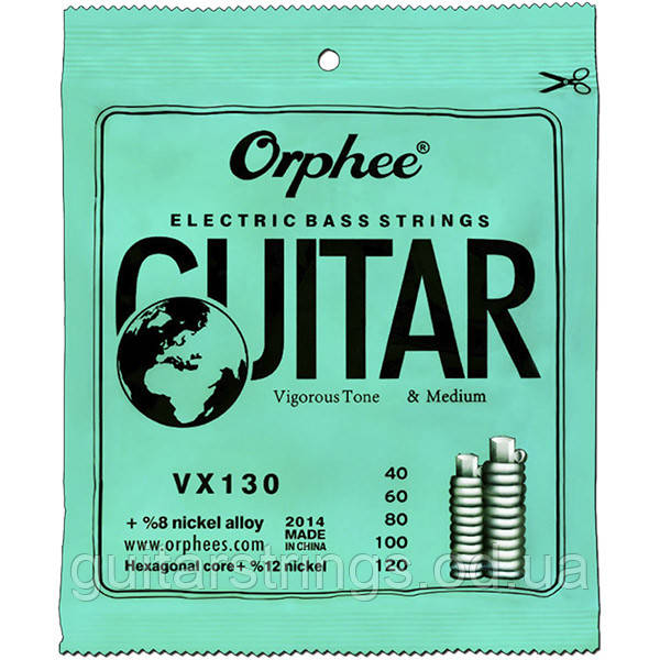 Струны Orphee VX130 Nickel Alloy Bass 5-String Medium 40-120