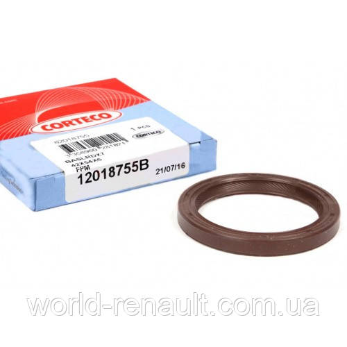 Передній сальник колінвала на Рено Трафик 2, Опель Віваро 2 F9Q 1.9dci/CORTECO 12018755B