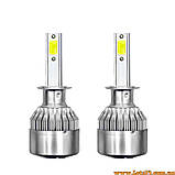 2шт Автолампи H1 Turbo LED 6000K світлодіодні LED лампочки краще за галогенові ксенон, фото 9