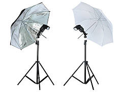 Штатив для лампи і спалаху Caden регульований  Чорний