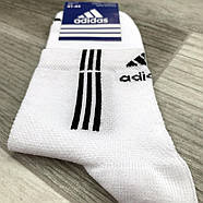 Шкарпетки чоловічі спортивні бавовна сітка середні Adidas, Туреччина, розмір 41-44, асорті, 12632, фото 3