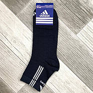 Шкарпетки чоловічі спортивні бавовна сітка середні Adidas, Туреччина, розмір 41-44, асорті, 12632, фото 4