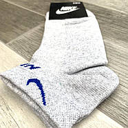 Шкарпетки чоловічі спортивні х/б з сіткою Nike, Athletic Sports, 41-44 розмір, короткі, асорті, 11701, фото 2