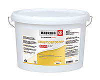 Краска акрилатная HAERING SUPER DEKOLOR ELF D2501 интерьерная белая - база 1 5л