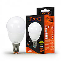 Светодиодная лампа Tecro 6W TL-G45-6W-3K-E14