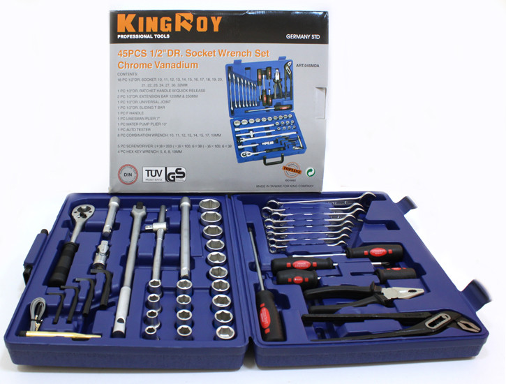 Набір інструментів King Roy 045MDA (45 предметів)