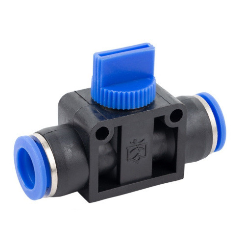 З'єднання цангове для поліуретанових шлангів PU/PR з регулюванням подавання повітря (пряме, шланг) 8 мм