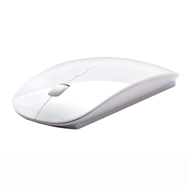Безпровідна мишка Wireless Mouse G-132 Apple Style, Біла, оптична комп'ютерна миша