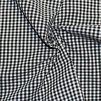 Сорочкова тканина в чорно-білу карту