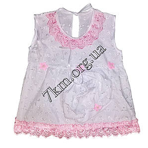 Плаття з беретиком прошва 9-12-18 місяців Оптом 220500-1 рожеве