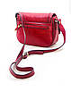 Сумка жіноча через плече з натуральної шкіри Katana міська стильне червоного кольору, фото 2