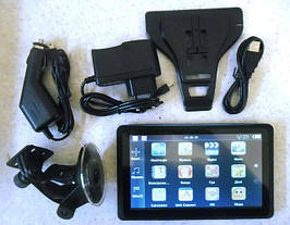 Навігатор в машину GPS 713 256 МБ Multi-touch, 4 Gb FM-transmitter