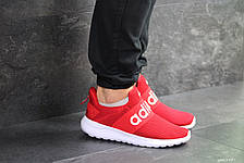 Чоловічі літні кросівки Adidas,червоні,сітка, фото 3