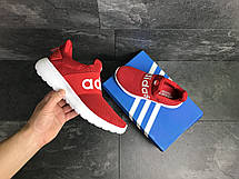 Чоловічі літні кросівки Adidas,червоні,сітка, фото 3